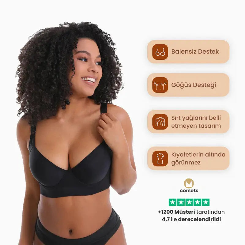 360° Dolgusuz Korse Sütyen